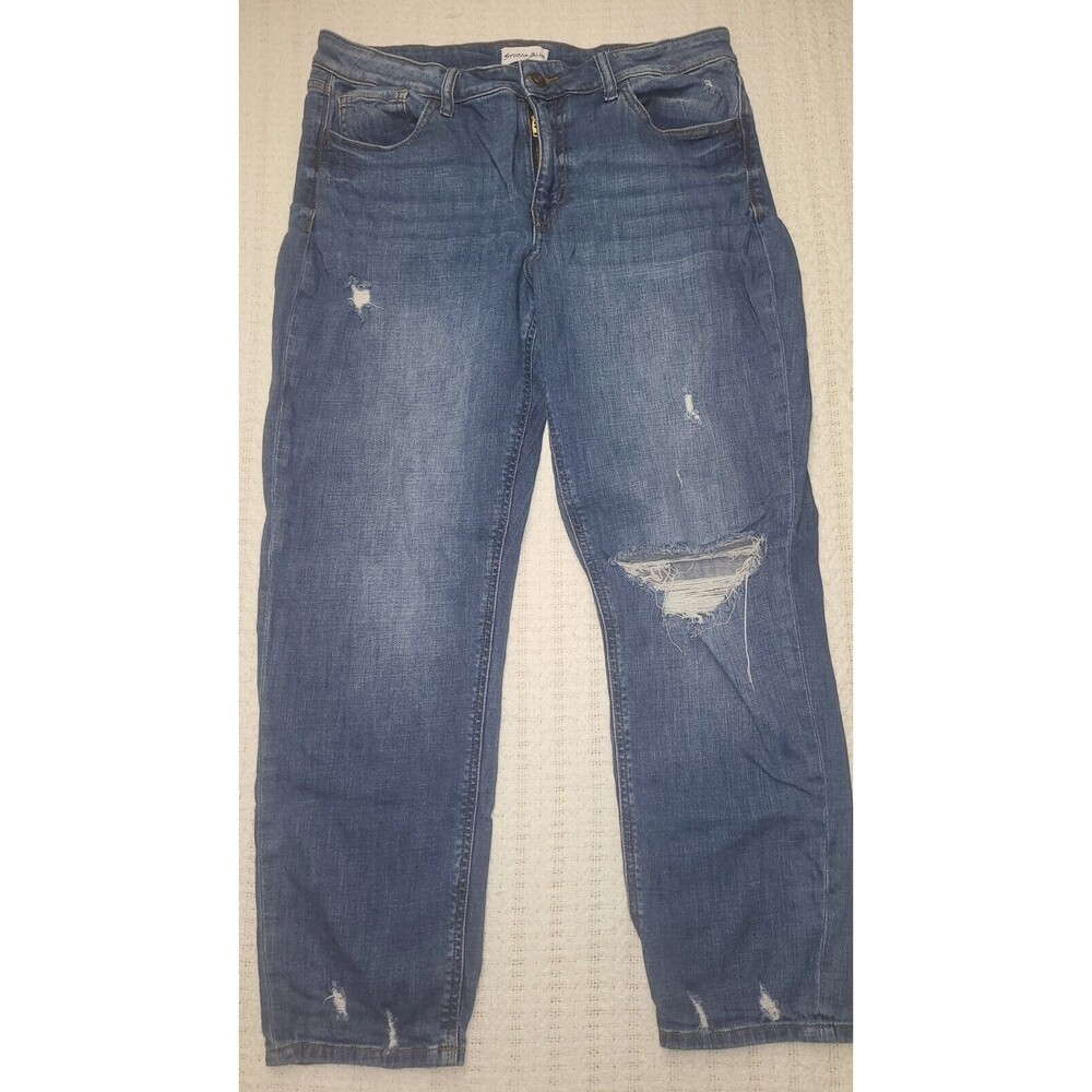 Studio Blue Boyfriend Distressed Women's Jeans Sz 31 EUC